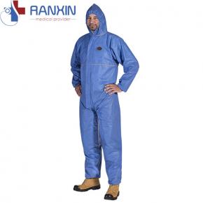 Disposable PP coverall   with hood 